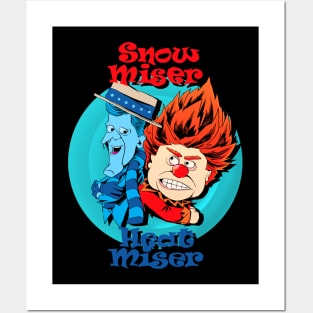 Snow Miser Heat Miser Posters and Art